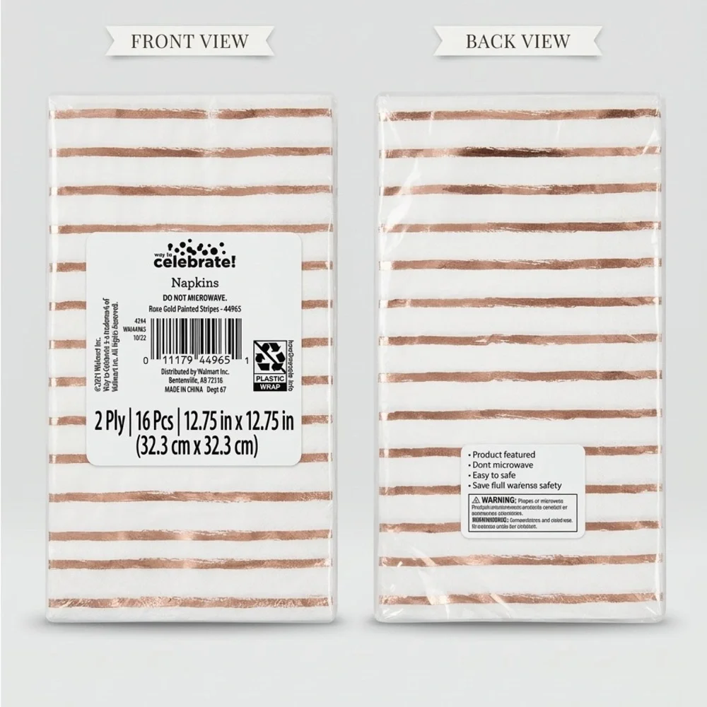 Celebrate Striped Napkins